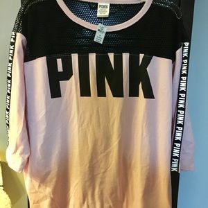 VS PINK mesh tee